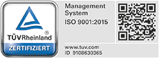 TÜV ISO 9001:2015